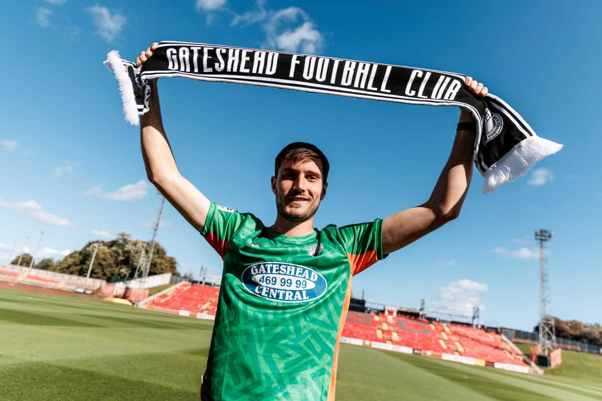 Noah Phillips joins Gateshead FC — Gateshead news photo