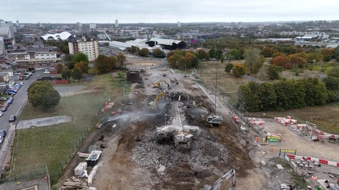 Flyover demolition completed after six months — Gateshead news photo