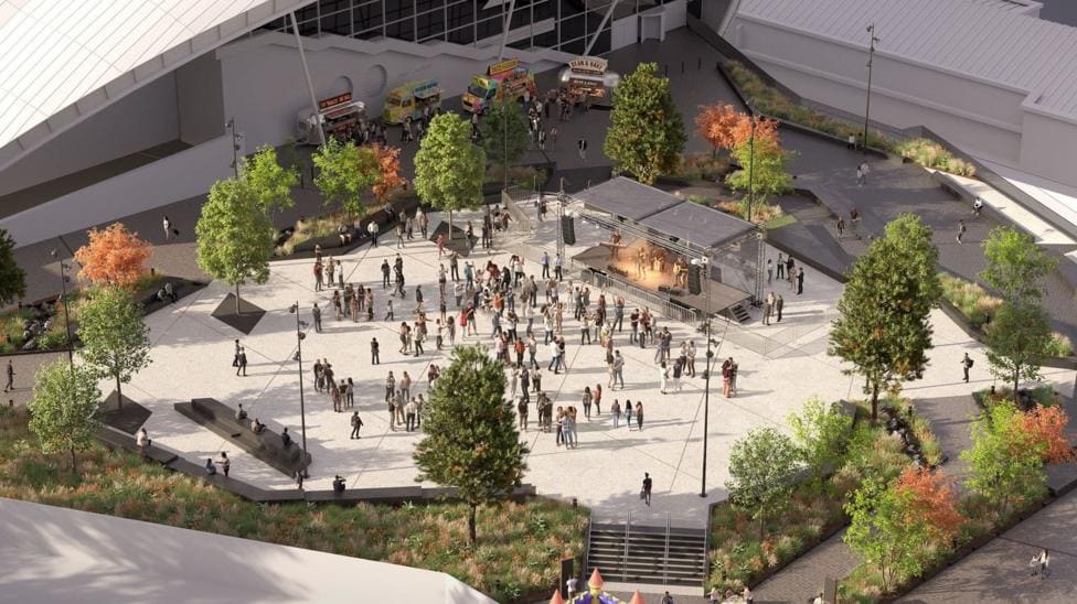 Plans submitted for performance space and park — Gateshead news photo (BBC Tyne & Wear)